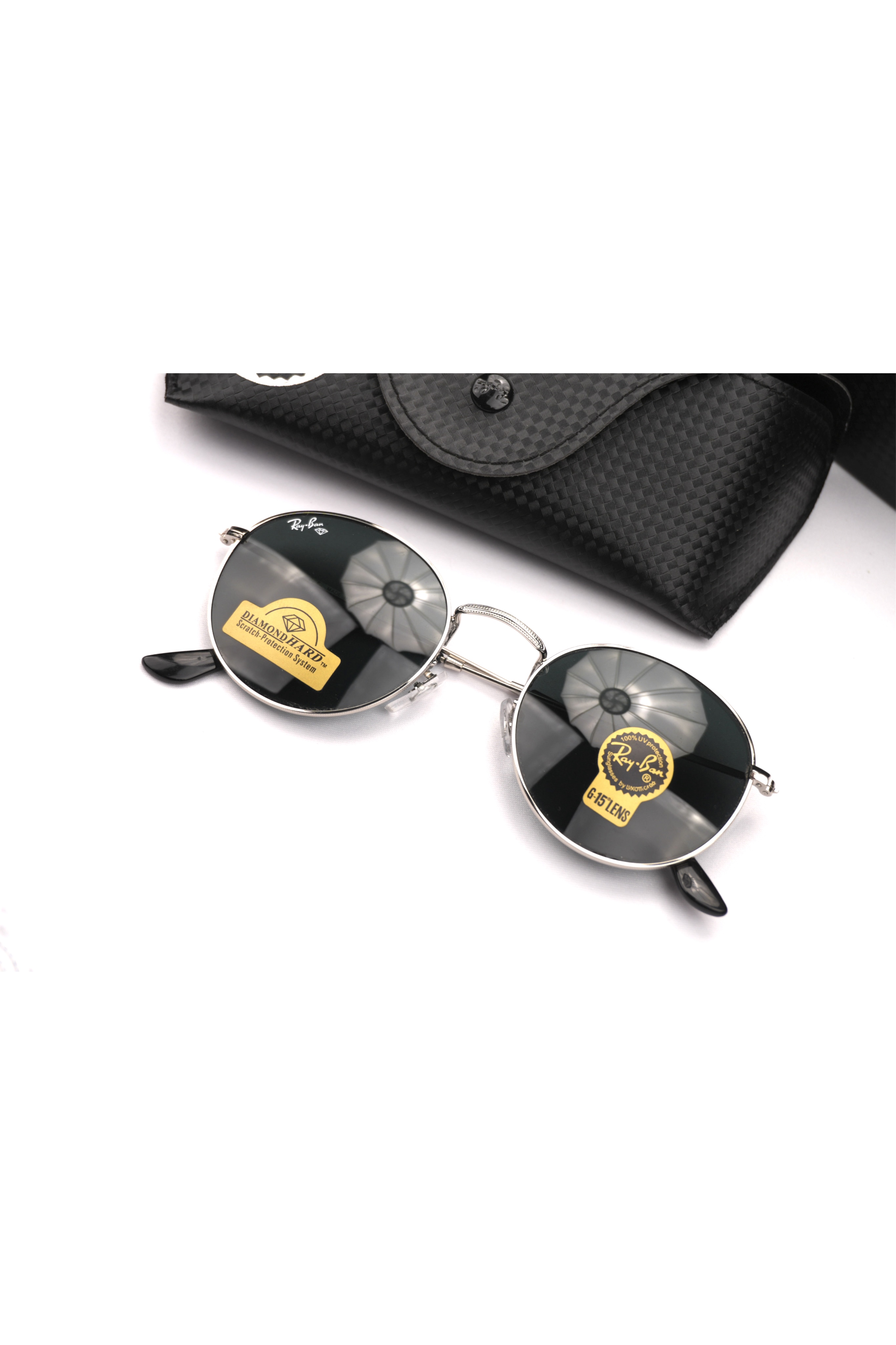 عینک آفتابی ریبن مدل گرد RB3447 (راند متال)